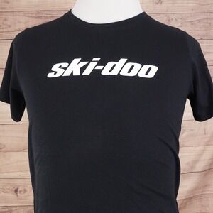 Ski-Doo Racing Ski Doo Snowmobiles Logo Winter Sports T-Shirt Size M BLACK New!